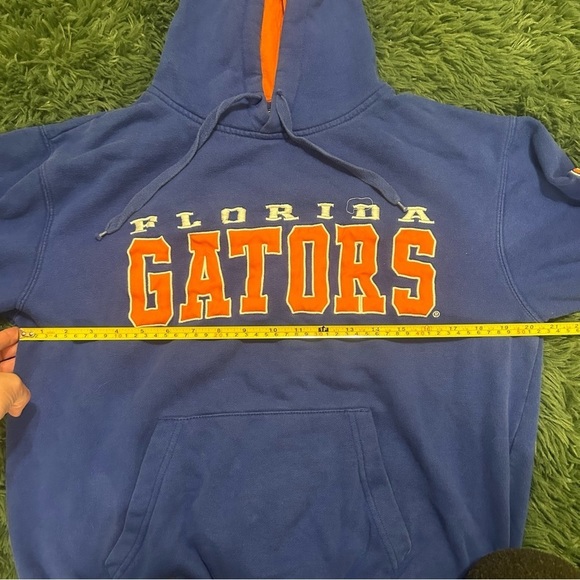 University Of Florida Gators Embroidered Blue Hoodie Sweatshirt Mens Size Medium - Picture 5 of 7